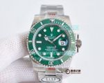 High Replica Rolex Submariner Watch Green Face Stainless Steel strap Green Ceramic Bezel 40mm